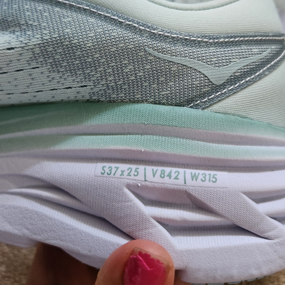 1127952 HOKA ONE ONE Bondi 8 Textile Cloud Blue/Ice Flow Size 8 - Picture 4 of 8